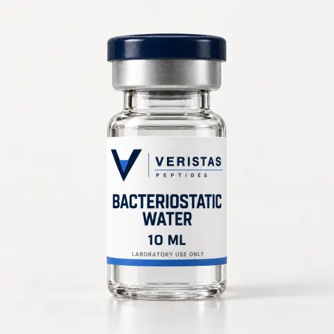Bacteriostatic Water 10ml research vial, Veristas Peptides