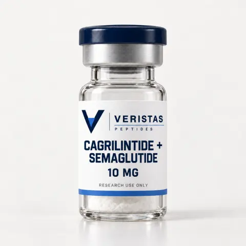 Cagrilintide + Semaglutide Blend 10mg research vial, Veristas Peptides