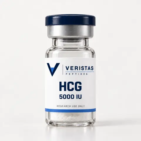 HCG 5000IU research vial, Veristas Peptides