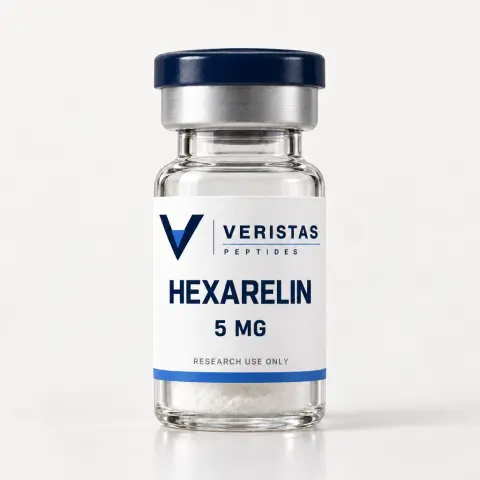 Hexarelin 5mg research vial, Veristas Peptides