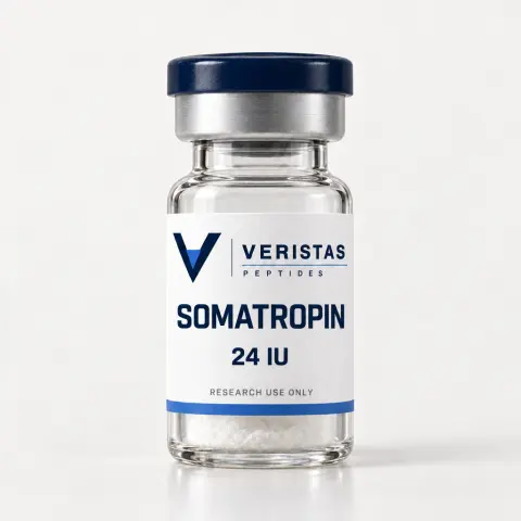 HGH (Somatropin) 24IU research vial, Veristas Peptides