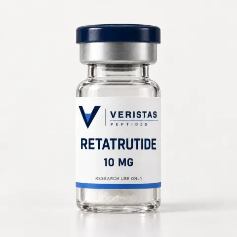 Retatrutide 10mg research vial, Veristas Peptides