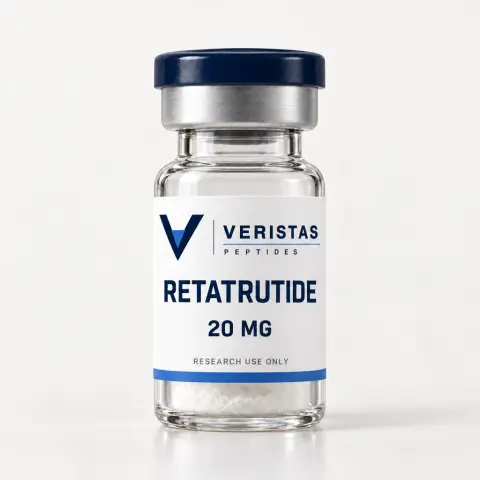 Retatrutide 20mg research vial, Veristas Peptides