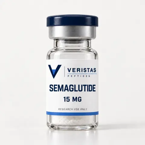 Semaglutide 15mg research vial, Veristas Peptides