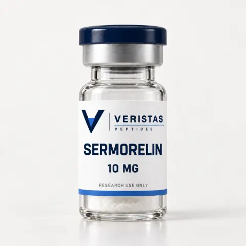 Sermorelin 10mg research vial, Veristas Peptides