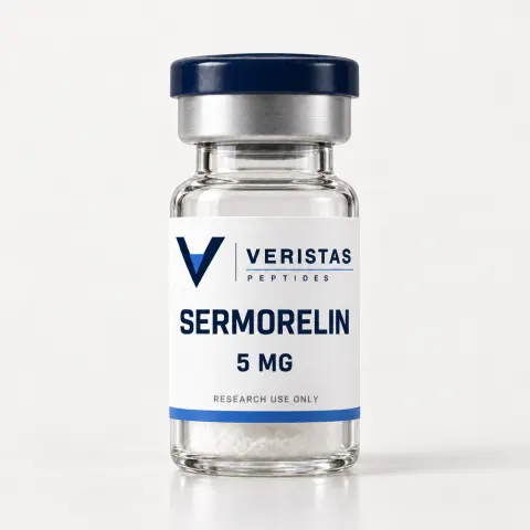 Sermorelin 5mg research vial, Veristas Peptides